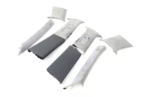 VW Touareg 7L A-B-C-Säulen Verkleidung vorne hitnen oben Abdeckung Alcantara (147228)