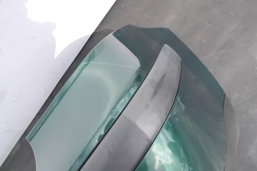 VW Golf 4 Limousine Stoßstange hinten Heckstoßstange Stoßfänger grün LC6M bright (147313)