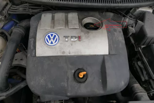 VW Polo 9N Motorabdeckung Abdeckung Motor Blende 1.4 TDI AMF BAY 045103925AM (147632)