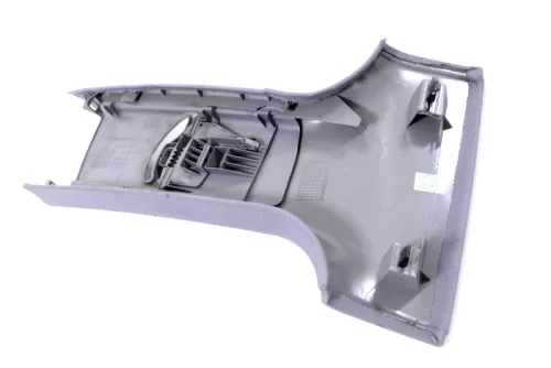 Audi A6 4B B-Säulen Verkleidung vorne links Abdeckung um Gurt elefant blau (147746)