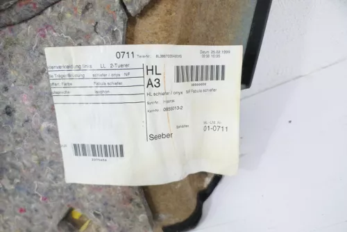 1x Audi A3 8L Seitenverkleidung Seite Verkleidung Tür links hinten 2/3-Türer sch (147811)