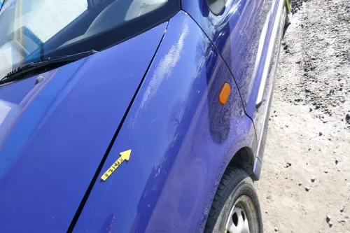 VW Polo 6N 6N1 Kotflügel vorne links blau LD5D chagallblau (147824)