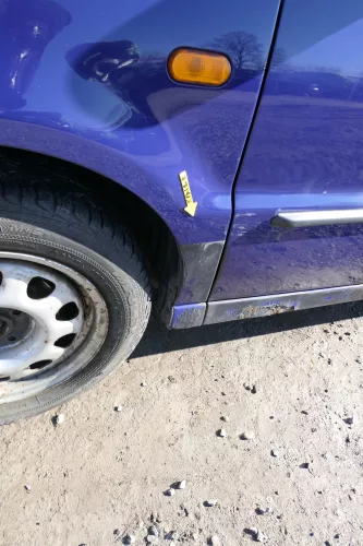 VW Polo 6N 6N1 Kotflügel vorne links blau LD5D chagallblau (147824)