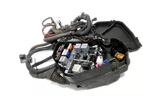 Audi Q7 4L Kabelbaum im Motorraum 4L1971072BL Sicherungskasten (148104)