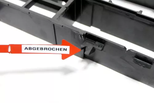 VW T4 Rahmen um Aschenbecher Abdeckung Mittelkonsole Verkleidung 7D1858089D (148125)