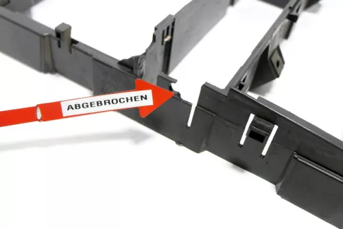 VW T4 Rahmen um Aschenbecher Abdeckung Mittelkonsole Verkleidung 7D1858089D (148125)