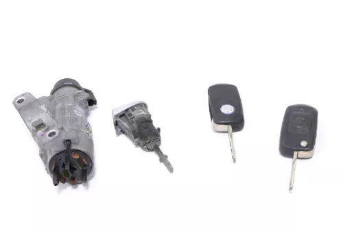 VW Polo 9N 9N3 Schloßsystem Türschloß 2x Funk Schlüssel Schloß + Zündschloß (148191)