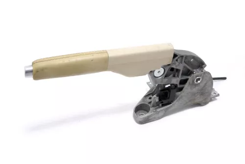 VW Eos 1F Handbremse Feststellbremse Handbremshebel beige besch Leder UHQ