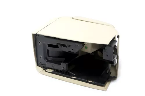 VW Eos 1F Mittelarmlehne Armlehne Fach Lehne Mittelkonsole beige besch UHQ (148244)