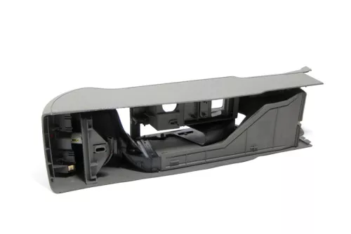 Audi A6 4B Mitteltunnel hinten Verkleidung um Handbremse grau swing Lüftungsdüse (148267)