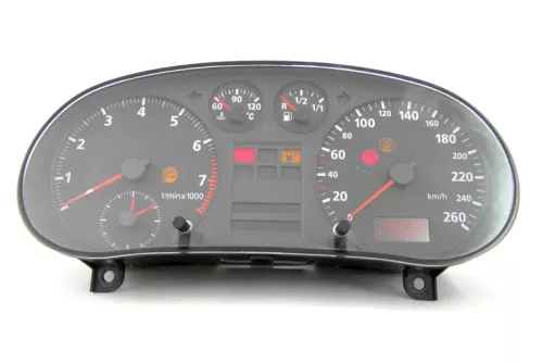 A3 8L Tacho Tachometer Kombiinstrument 8L0919860A 303.000km Benziner 260km/h