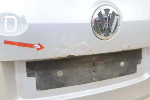 VW Golf Plus 5M Heckklappe hinten Kofferraumklappe Scheibe silber LA7W - ROST (148567)