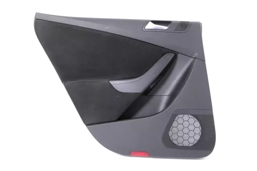 VW Passat 3C Kombi Türverkleidung Verkleidung Tür hinten links schwarz