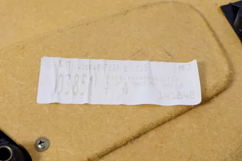 1x Polo Kombi bis Bj.1999 Türverkleidung Verkleidung Tür hinten links - grau (148786)