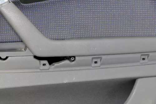 1x A3 8P Türverkleidung Verkleidung Tür vorne rechts schwarz 2/3-Türer soul blau (148800)