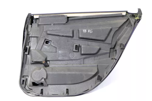 1x Audi A6 4B Türverkleidung Verkleidung Tür hinten links blau - FQC TIV 2WQ (148807)