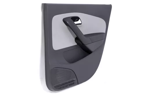 1x Polo 6R 6C Türverkleidung Verkleidung Tür 4/5-Türer hinten rechts Blue GT gra (148809)