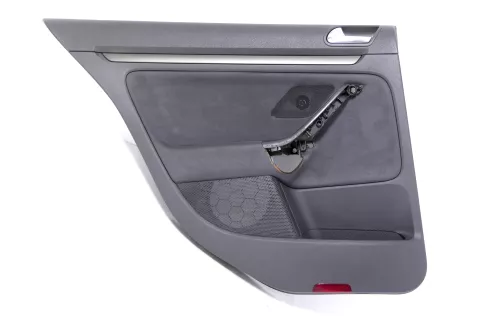 1x Golf 5 Limousine Türverkleidung Verkleidung Tür hinten links 4/5-Türer schwar