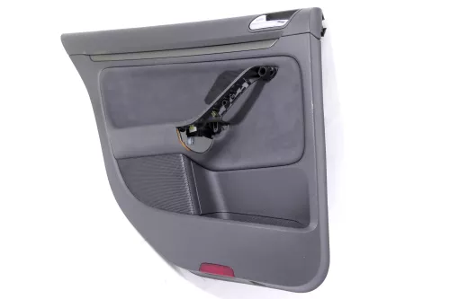 1x Golf 5 Limousine Türverkleidung Verkleidung Tür hinten links 4/5-Türer schwar (148810)