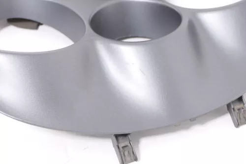 Seat Altea 5P Abdeckung Tacho Tachorahmen silber leuchtsilber Rahmen Blende (148896)