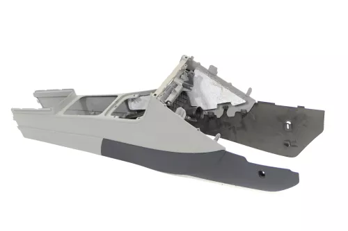 VW Passat 3C B6 Mitteltunnel Aschenbecher Verkleidung Abdeckung grau classicgrey