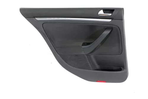1x Jetta 1K Türverkleidung Verkleidung Tür hinten links 4/5-Türer schwarz