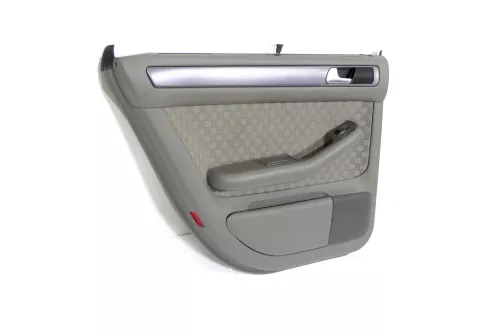 1x Audi A6 4B Türverkleidung Verkleidung Tür hinten links grau (149055)