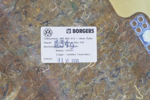 Passat 3B Limousine Laderaumabdeckung Hutablage Kofferraum schwarz (149121)