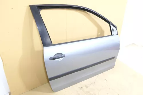 Polo 9N 9N3 Tür vorne rechts Beifahrertür 2/3-Türer silber grau LA7R ohneAnbaut (149131)