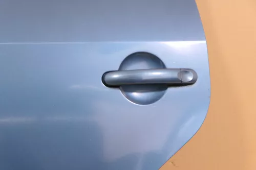 VW Touran 1T 1T3 Tür hinten links blau grün LC5Q mit Scheibe (149139)