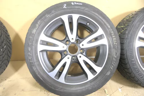 4x B Klasse Alufelgen Felgen 205/55 R16 Winterreifen Reifen A2464010000  4-6mm (149149)