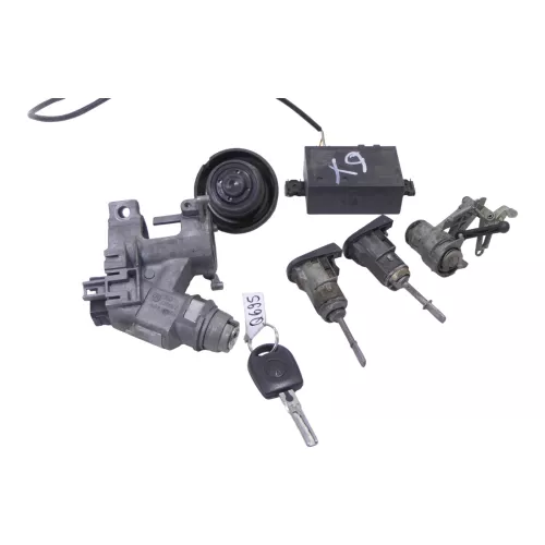 VW Lupo Arosa Schloßsystem Türschloß links mit 1x Schlüssel Zündschloß Hecksch (149244)