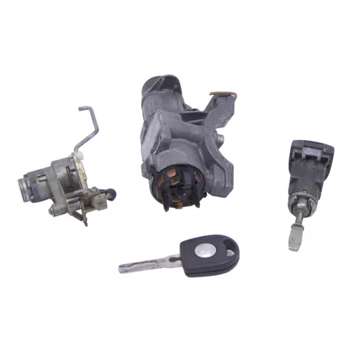 VW Golf 4 Lim Schloßsystem 1x Türschloß 2x Schlüssel Schloß Zündschloß Hecksch O (149260)