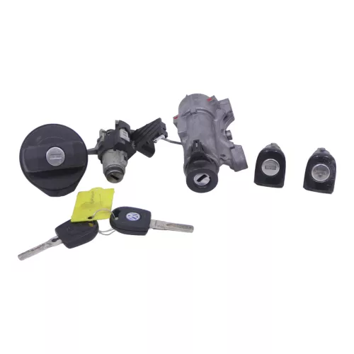 VW Polo 9N 9N3 Schloßsystem 2x Tür Heckschloß 2xSchlüssel Schloß Zündschloß