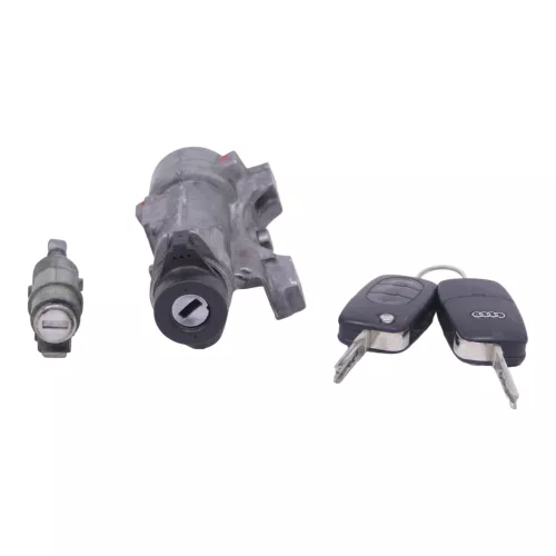 Audi A6 4B Allroad Zündschloß Schloß 2x Schlüssel 1x Türschloß Schloßsystem F