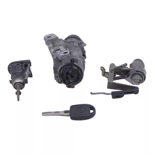 VW Polo 9N 9N3 Schloßsystem 1x Tür Heckschloß 1xSchlüssel Schloß Zündschloß (149291)