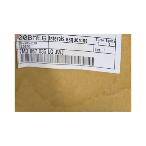 Sharan Alhambra Galaxy 7M Verkleidung Kofferraum Seitenverkleidung links (149689)