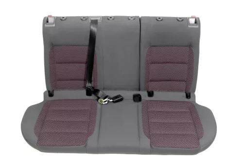 VW Golf 5 V Sitz Sitze hinten Rückbank Rücksitzbank rot anthrazit Lehne
