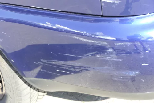 Audi A4 B5 Limousine Stoßstange hinten Heckstoßstange blau LZ5K biscaBj99 (150206)