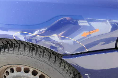 Audi A4 B5 (bis caMitte1999 Bild vergleic) Kotflügel vorne rechts blau LZ5K (150210)