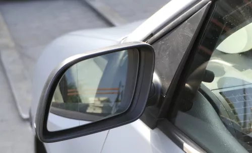 VW Polo 9N 9N3 manueller Spiegel Außenspiegel links vorne schwarz (150228)