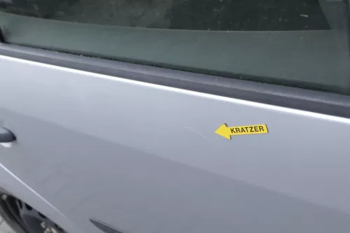 VW Touran 1T 1T3 Tür hinten rechts silber LA7W reflexsilber met mit Scheibe ohne (150289)