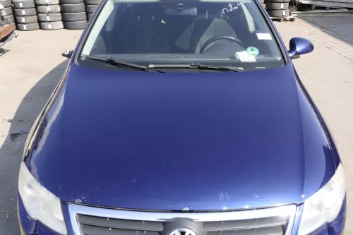 VW Passat 3C Motorhaube Klappe vorne vorn Haube blau LD5Q shadow