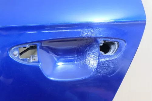 VW Passat 3C Kombi Variant Tür hinten links blau LD5Q - ohne Anbauteile - BILDER (150362)