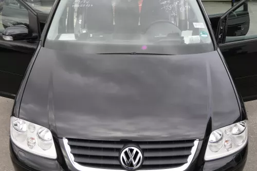 VW Touran 1T Caddy 2K Motorhaube Klappe Frontklappe schwarz LC9Z metallic