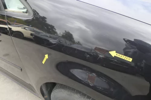 VW Touran 1T Kotflügel vorne rechts schwarz LC9Z blackm 1T0821022A ca.2003-2006 (150410)