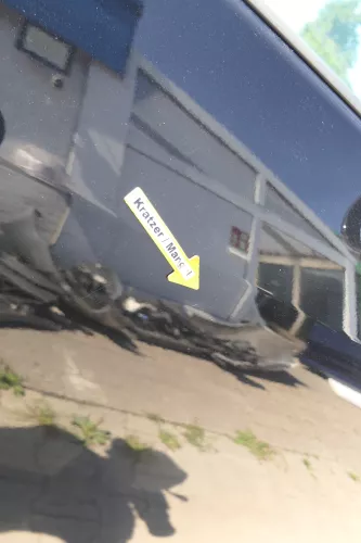 VW Golf Plus 5M Tür vorne rechts Beifahrertür schwarz LC9Z nur Türblatt (150468)