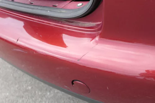 VW Touran 1T Stoßstange hinten Heckstoßstange Stoßfänger rot braun LA3W (150595)