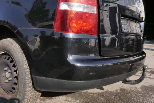 VW Touran 1T Stoßstange hinten Heckstoßstange Stoßfänger schwarz LC9X deepblack (150618)