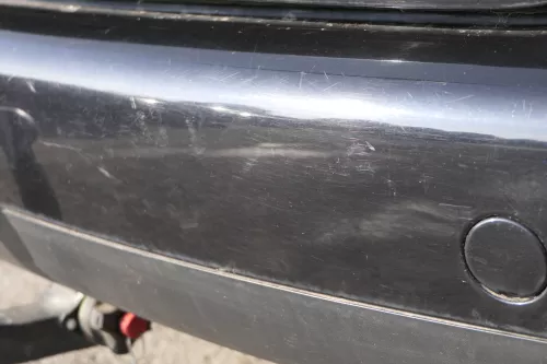 VW Touran 1T Stoßstange hinten Heckstoßstange Stoßfänger schwarz LC9X deepblack (150618)